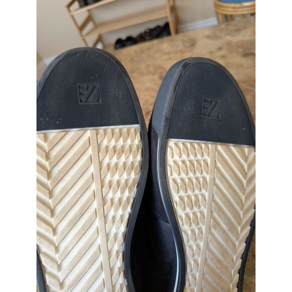 Ermenegildo Zegna Men Shoes Black Suede Navy Leather Sneaker Made in Italy 9 US main image 4